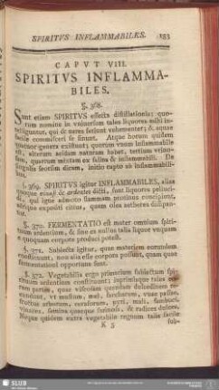 Caput VIII. Spiritus Inflammabiles