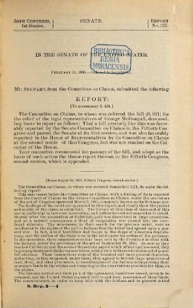 Senate documents. [468.] 1895/96, Report 2 = Congress 54, Sess. 1