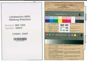 Entnazifizierung Josef Van Loosen , geb. 13.01.1893 (Schiffsfuehrer)