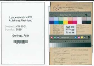 Entnazifizierung Felix Gerlings, geb. 09.08.1897 (Lehrer)