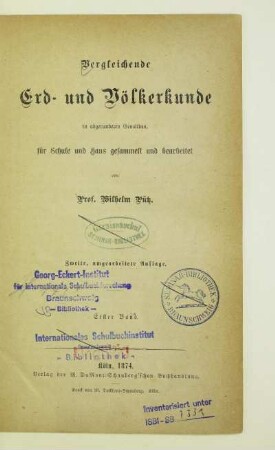Bd. 1: [Bd. 1] : in abgerundeten Gemälden, für Schule und Haus