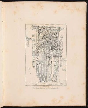 41. Die Brautthüre an der Sebalduskirche. - Sankt Sebald, Nürnberg