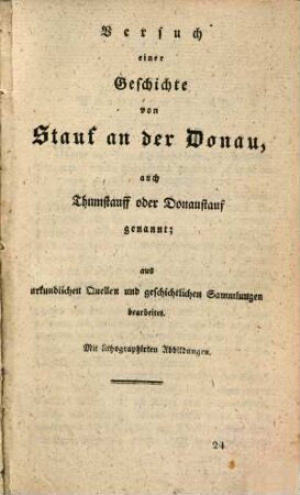 Verhandlungen des Historischen Vereins für den Regenkreis, 2, 4. 1834