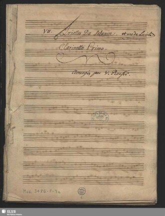 2 Operas - Mus.3486-F-7a : Excerpts. Arr; winds