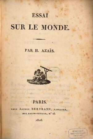 Essai sur le monde