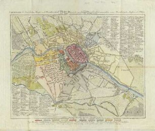 Grundriss der Königlichen Haupt und Residenzstadt Berlin : nach der vom Königl. Policeydirectorio veranstalteten neuen Bezeichnung der Strassen und Plätze im Jahre 1812