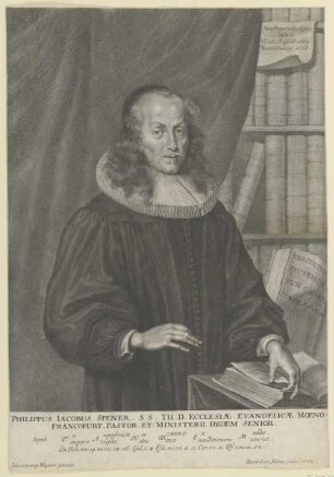 Bildnis des Philippus Iacobus Spener