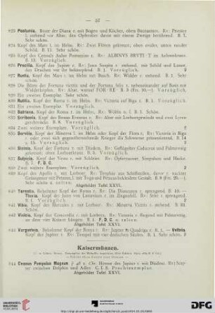 Kaisermünzen (Nr. 844-1683)