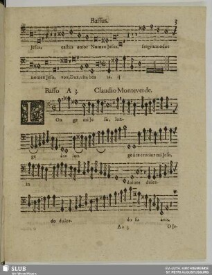Monteverdi, Claudio: Longe mi Jesu