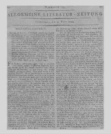 Muhl, G. P.: Practische Beyträge zur Rechtslehre von Moratorien. Bd. 1. Mannheim: Löffler 1798
