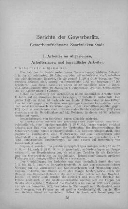 Berichte der Gewerberäte