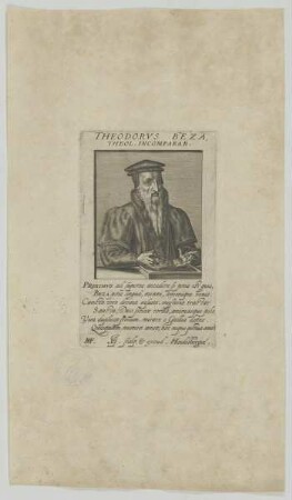 Bildnis des Theodorvs Beza