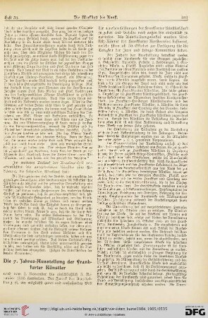 4: Die 7. Jahres-Ausstellung der Frankfurter Künstler