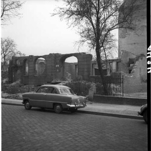Negativ: Ruine, Ringstraße 16, 1953