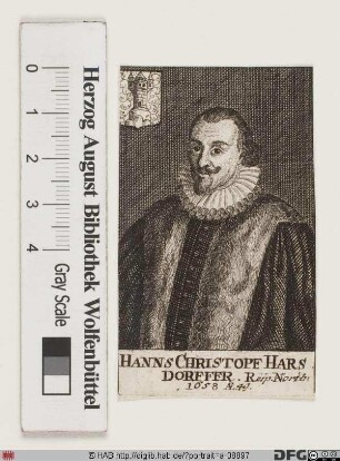 Bildnis Hanns Christoph II. Harsdörfer (von Bernbach)