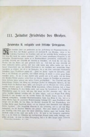 Friedrichs II. religiöse und sittliche Prinzipien