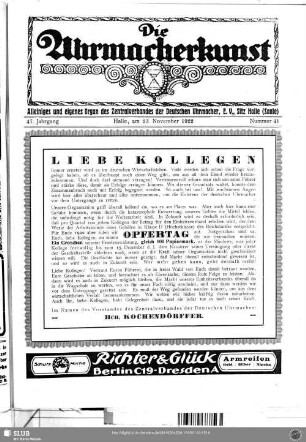 Liebe Kollegen