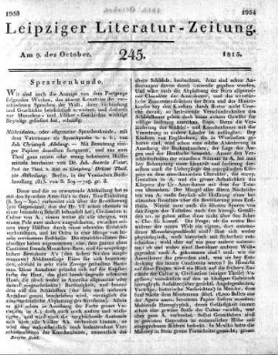1815-10-09 : 245. Stück