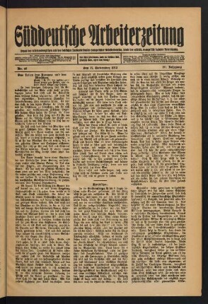 Nr. 46. Den 17. November 1912. - Nr. 50. Den 15. Dezember 1912.