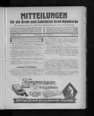 Jahrgang 1925, Hamburg, den 8. Februar, Nummer 6