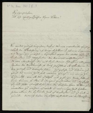 Brief von Wilhelm Boettner an Wilhelm Wille