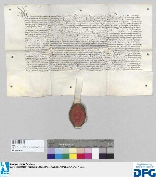 Georius, Abt von St. Egidien in Nürnberg, stellt ein Vidimus aus über die Urkunde des Rates der Stadt Regensburg d.d. 3. Dezember 1451.