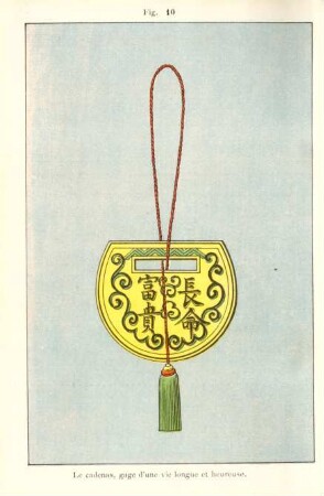 Fig. 10. Le cadenas, gage d'une vie longue et heureuse