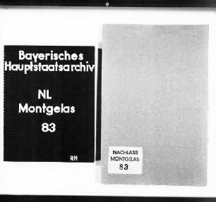 Graf Willibald von Rechberg an Montgelas