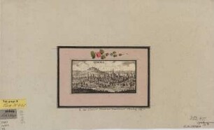 Ansicht von Coburg, Kupferstich, 1689 : Coburg / [Eimmart, Georg Chr.] - [Nürnberg] : [Loschge] , [1689]. - 1 Kunstbl. : Kupferst. ; 12 x 16 cm