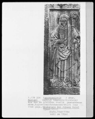 Grabstein des Abt Johann Antel (gestorben 1511)