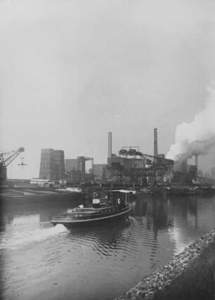 Hafen Nordstern am Rhein-Herne-Kanal 1949