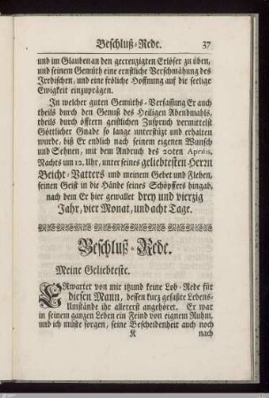 Beschlussrede