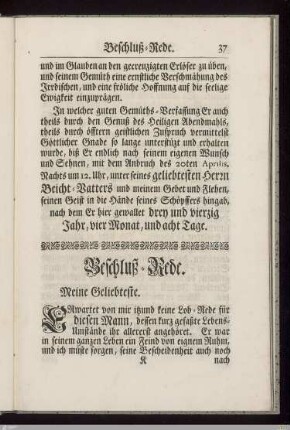 Beschlussrede
