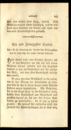 Ein und Zwanzigstes Capitel. - Dreyßigstes Capitel.