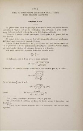 Sopra un'applicazione geometrica della teoria delle funzioni ellittiche.