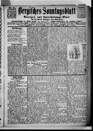 Bergisches Sonntagsblatt. 1888-1888