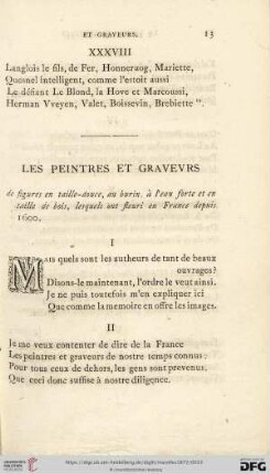 Les peintres et graveurs (I-LXXXV)