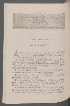 Capítulo XXXV - La revolución