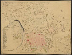 Plano de ciudad de Pamplona et Ciudadella