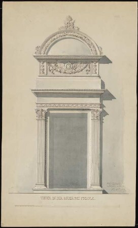 Chiesa di Badia, Fiesole Tür: Ansicht