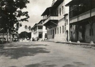 Dar es Salaam, Tansania. Europäisches Wohnviertel in Daressalam, Sokoine Drive