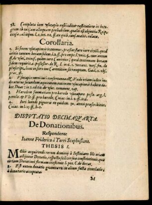 Disputatio Decimaquarta.