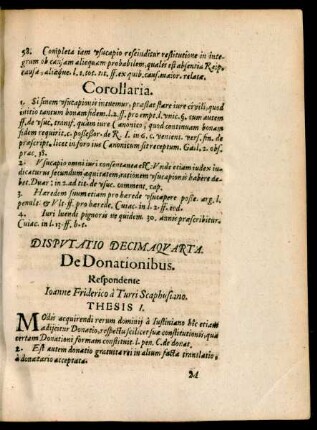 Disputatio Decimaquarta.