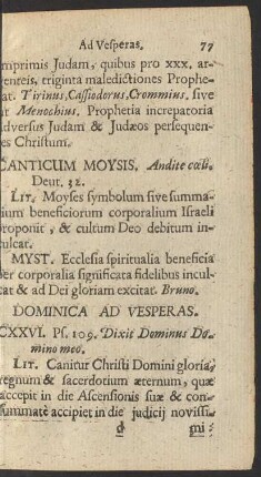Dominica Ad Vesperas.