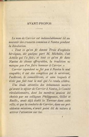 Le sans-culotte J.-J. Goullin, membre du Comité révolutionnaire de Nantes 1793 -1794