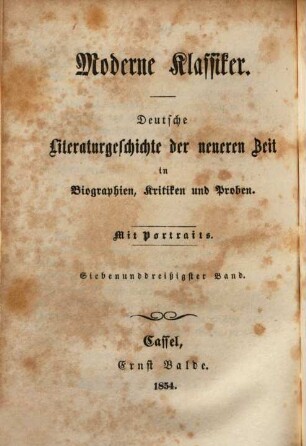 Anastasius Grün : mit Portr.
