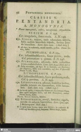 Classis V. Pentandria