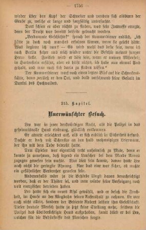 315. Kapitel. Unerwünschter Besuch