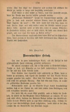 315. Kapitel. Unerwünschter Besuch