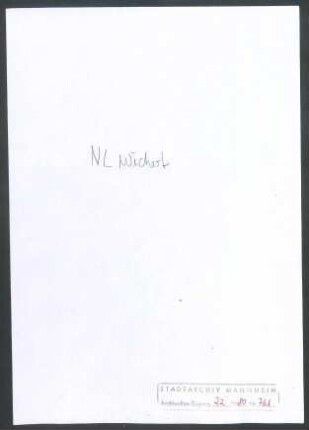 Heermann, Adolf, Hamburg [an Wichert]